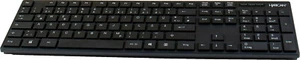 Hyrican USB Wired Keyboard Slim Full GERMAN QWERTZ Layout PC Gaming Computer - Picture 1 of 1