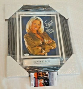 SUNNY Autographed Signed 8x10 JSA Framed Matted WWF WWE 2011 HOF Inscription ECW - Picture 1 of 1