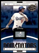 2001 Donruss Class of 2001 Dominators #DM-16 Shawn Green Los Angeles Dodgers