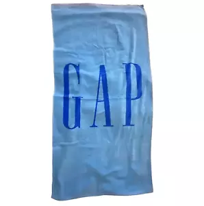 Asciugamano promozionale GAP blu chiaro 100% cotone bagno spiaggia piscina ***NUOVO E RARO*** - Foto 1 di 4