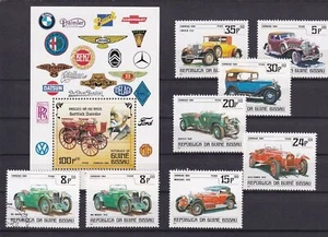 SA19h Guinea-Bissau 1984 Old Cars mint minisheet+ stamps - Picture 1 of 1