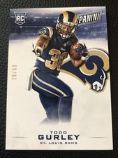 TODD GURLEY 16/50 RAMS THICK STOCK ROOKIE CARD 41 RC SP 2015 PANINI BLACK FRIDAY
