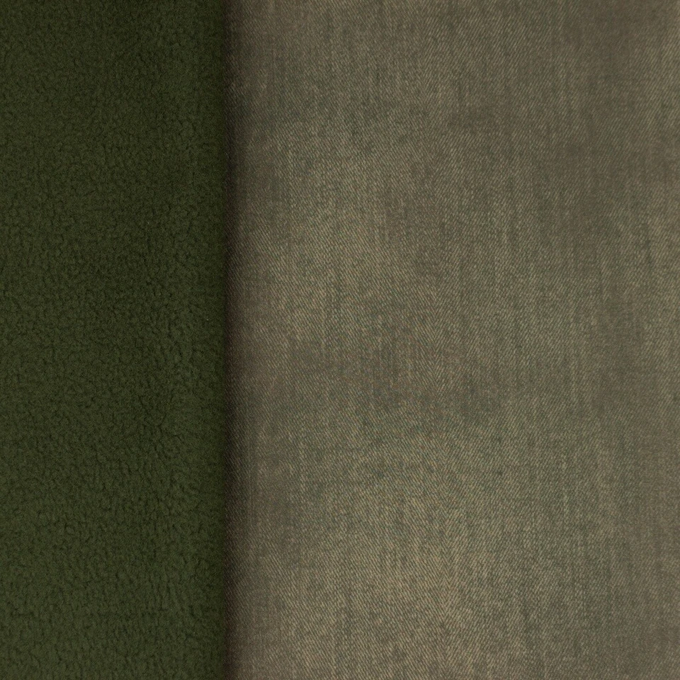 SOFTSHELL Stoff Outdoorstoff Jacke Jeansstyle Denimlook ARMEEGRÜN EUR 20,98/m - Bild 1 von 1