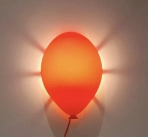 IKEA Dromminge Red Balloons Wall Light Lamps Bulb Child Bedroom Rare - Bild 1 von 2
