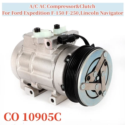 For 2007-2014 Ford Expedition Lincoln Navigator 5.4L Air Conditioner Compressor - Image 1 of 4