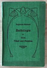Anthologie aus Ovid, Tibull und Phädrus. Mit Anmerkungen und Wörterbuch. Englman