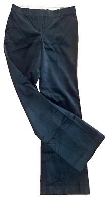 NWT ANN TAYLOR Petite Black High Rise Skinny Velvet Pants Size 2P - Image 1 of 4