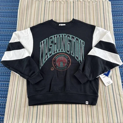 Washington Wizards Sweater Womens Small Black White NBA Basketball City Edition - Image 1 of 4