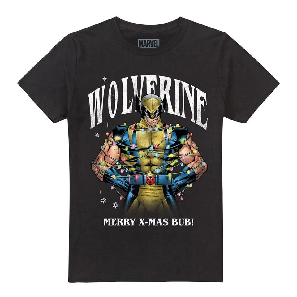 Wolverine  Camiseta Merry Xmas Bub! para Adultos Unisex (TV26407) - Imagen 1 de 4