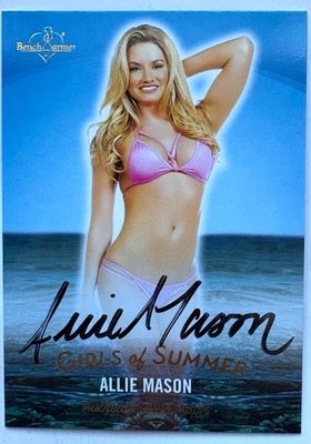 2025 BENCHWARMER GIRLS OF SUMMER ALLIE MASON AUTOGRAPH CARD - Image 1 of 2