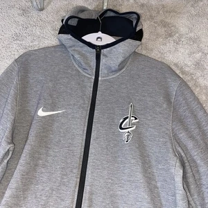Nike Dri-FIT Cleveland Cavaliers Full Zip Hoodie Mens M NBA Gray 940868-032 - Picture 1 of 14
