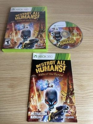 MINT! Xbox 360 Destroy All Humans Path of The Furon CIB Tested And Working! - Image 1 of 4