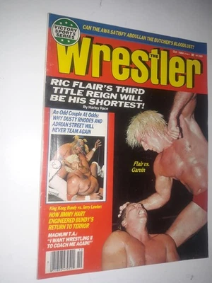 The Wrestler Magazine October 1984 Ric Flair Ronnie Garvin Adrian Street Dusty - Image 1 of 3