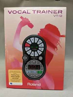 Roland VT-12 Vocal Trainer Aqua Blue Portable Voice Pitch Practice Device - Image 1 of 4