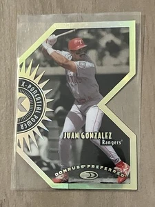 Juan Gonzalez 1997 Donruss Preferred X-Ponential Power SP Parallel Card - Picture 1 of 2