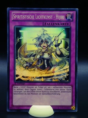 YUGIOH! Spiritistische Lichtkunst - Hijiri GAOV DE077/ Super Rare/ Near Mint - Bild 1 von 2