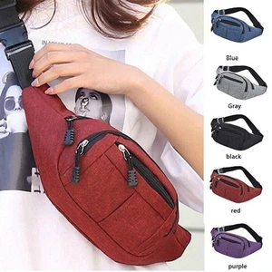 Beutel Sport Taillen beutel Bauch tasche Brust-Packungen Kassierer Tasche - Picture 1 of 18