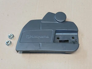 HUSQVARNA 455 Rancher coperchio laterale frizione motosega, freno catena OEM - Foto 1 di 3