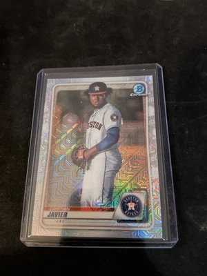 2020 Bowman Chrome Prospect Mojo Refractor Christian Javier #BCP-56 Astros - Image 1 of 3