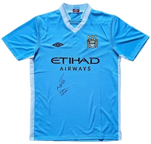 Sergio Agüero Manchester City 2011-2012 - Signed Soccer Jersey 93:20 Iconic Goal - Picture 1 of 8