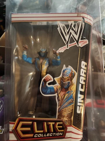 Mattel WWE Elite Wrestling Figure Sealed MIB Series 15 Sin Cara in ringside case Cover