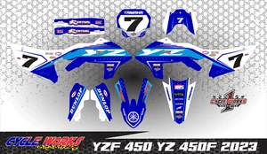 YAMAHA YZ 250 2024 YZ 450 2023 2024 CUSTOM GRAPHICS KIT YM4 - Picture 1 of 1