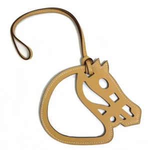 HERMES Petit Ash Paddock Caballo Correa Dije VeauSwift Beige SIN USAR - Imagen 1 de 10