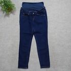 Size 12 Short Maternity Jeans Super Skinny Rockstar with Full Panel Old Navy