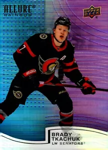 2021-22 UPPER DECK ALLURE RAINBOW BLUE / PURPLE #R-67 BRADY TKACHUK 089/199 - Picture 1 of 1