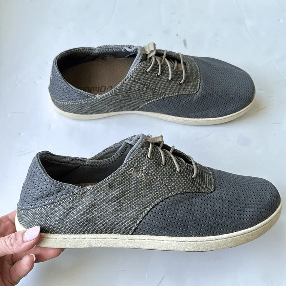 OluKai Nohea Moku Para Hombres Talla 9.5 Sin Cordones Playa Barco Zapatos Tenis Informales Comodidad Foto 1 de 4