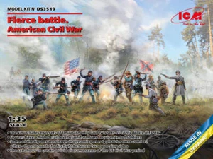 ICM Models 1/35 Fierce Battle American Civil War Diorama Figure Set - Picture 1 of 1