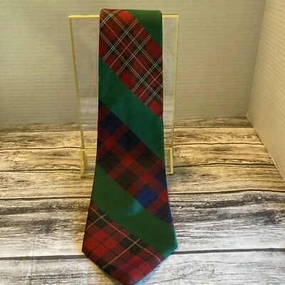 Corbata a cuadros de seda vintage Tommy Hilfiger para hombre clásica de diseñador Y2K Foto 1 de 4