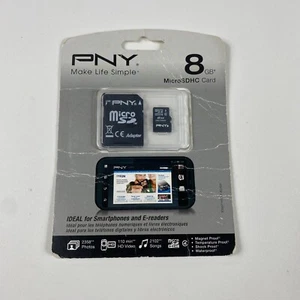 PNY 8GB SDHC Class 4 SD Flash Memory Card Camera 8 G GB New Sealed - Picture 1 of 2