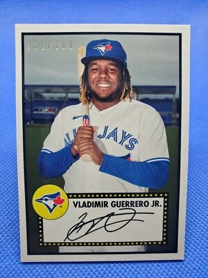 2022 Topps Transcendent VLADIMIR GUERRERO JR. 1952 card #/100 TORONTO BLUE JAYS - Image 1 of 3
