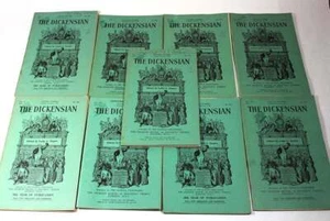 1953-1964 THE DICKENSIAN 7 ISSUE JOURNAL LOT-Charles Dickens, English Literature - Picture 1 of 2