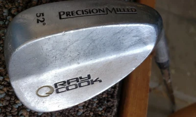 VERY NICE RAY COO PRECISTION MILLED 52 DEG WEDGE GOLF CLUB STIFF STEEL SHAFT  sp - Image 1 of 4