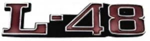 CONJUNTO DE EMBLEMAS CORVETTE 1973-82-CAPUCHA-L-48-PAR DE IMPORTACIÓN-73-82 (#E10416)! - Imagen 1 de 1