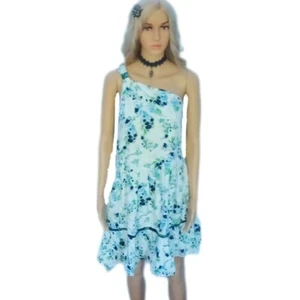 Womens New Free people Large one shoulder floral knee length dress - Picture 1 of 6