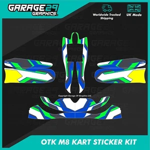 CADET OTK M8 KART STICKER KIT - PIKE - COLOUR 4 - CUSTOMISABLE - Picture 1 of 3