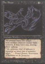 1x The Abyss NM-Mint, Italian Legends MTG Magic