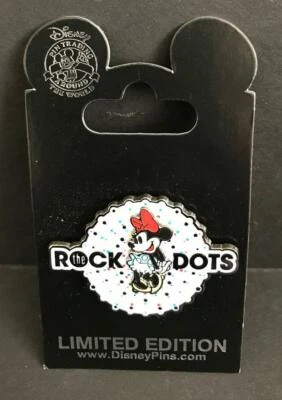Disneyland Disney Parks Minnie Rocks The Dots Pin LE3000 Limited Edition - Image 1 of 2