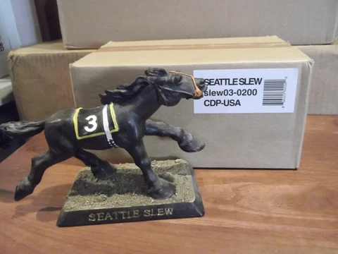 2003 Mini Seattle Slew  Bobblehead  from set of 1,000 Cover