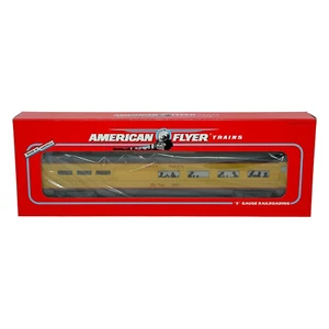 AMERICAN FLYER S-GAUGE UNION PACIFIC VISTA DOME DINING CAR #6-48941 - Picture 1 of 4