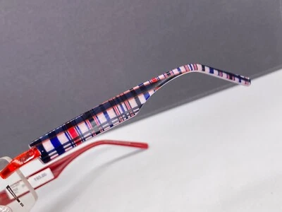 switch It Brille Damen Rot Randlos Karo Wechselbügel Combi 667 145 Germany - Bild 1 von 4