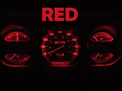 Gauge Cluster LED Dashboard Bulbs Red For Dodge Ram 90 - 93 D100 - D350 Truck  - Image 1 of 2