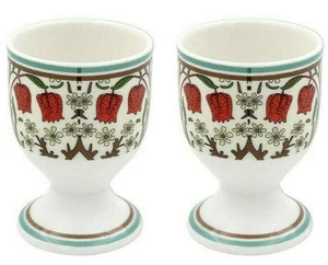 Gift Boxed William Morris Strawberry Thief Compton Pimpernel China Egg Cups - Picture 1 of 21