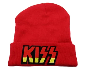 Gorro Kiss Rock Retro Rojo Vintage Sombrero - Imagen 1 de 3