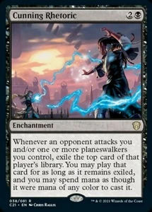 MTG - CUNNING RHETORIC - Commander 2021 (R) - Picture 1 of 1