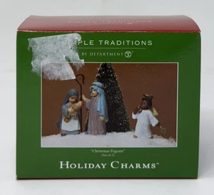 DEPT 56 Simple Traditions Holiday Charms Weihnachten Festzug Figur Krippe Neu - Bild 1 von 4