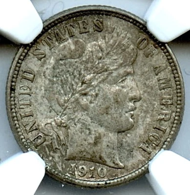 1910 Barber Dime, NGC MS63 - Image 1 of 3